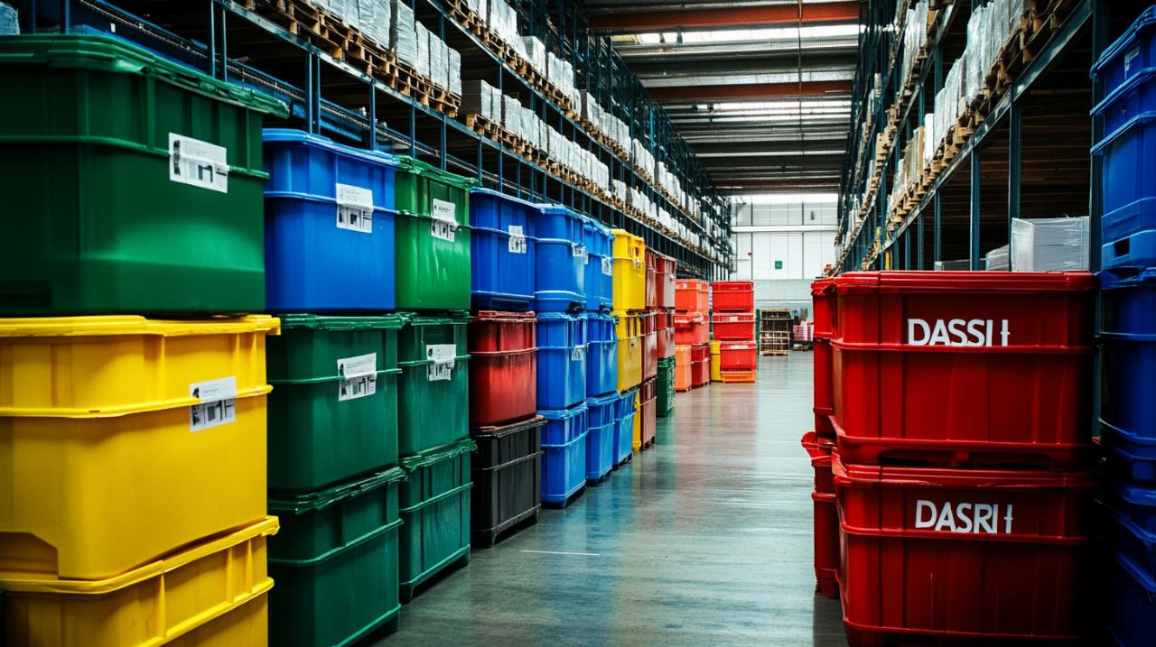 Les critères essentiels pour un fût DASRI adapté aux volumes et contraintes de votre structure